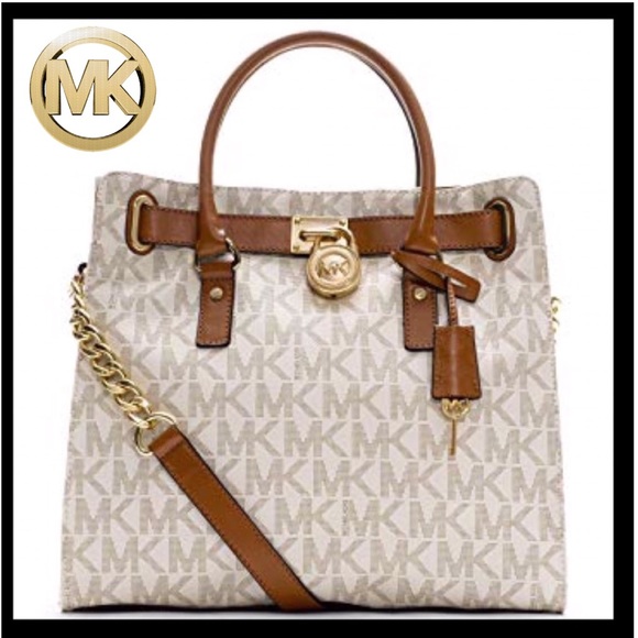 Michael Kors Handbags - Michael Kors Hamilton Large Satchel Tote Bag